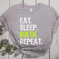 Eat Sleep Math Repeat Teacher Lover Women's Heather T-Shirt Athletic Heather Eat Sleep Math Repeat Teacher Lover Women's Heather T-Shirt Athletic Heather