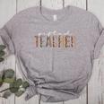 Ed Teacher Leopard Appreciation For Women For Work Women's Heather T-Shirt Athletic Heather Ed Teacher Leopard Appreciation For Women For Work Women's Heather T-Shirt Athletic Heather
