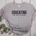 Educating Is Activism Feminist Social Justice Teacher For Men Women Women's Heather T-Shirt Athletic Heather Educating Is Activism Feminist Social Justice Teacher For Men Women Women's Heather T-Shirt Athletic Heather
