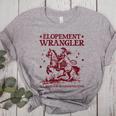 Elopement Wrangler Teacher ABA Behavior Support Cowboy Women's Heather T-Shirt Athletic Heather