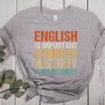 English Is Important But History Is Importanter Teachers Men Women Girls Kids Women's Heather T-Shirt Athletic Heather English Is Important But History Is Importanter Teachers Men Women Girls Kids Women's Heather T-Shirt Athletic Heather