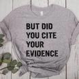 English Teacher But Did You Cite Your Evidence Women's Heather T-Shirt Athletic Heather English Teacher But Did You Cite Your Evidence Women's Heather T-Shirt Athletic Heather