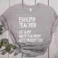 English Teacher Because Math Teachers Need Heroes Too Women's Heather T-Shirt Athletic Heather English Teacher Because Math Teachers Need Heroes Too Women's Heather T-Shirt Athletic Heather