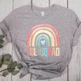 ESL Squad Teacher Crew Team Back To School English Rainbow Women's Heather T-Shirt Athletic Heather
