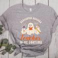 Exhausted Daycare Teacher Is My Costume Halloween Ghost Fun For Men Women Women's Heather T-Shirt Athletic Heather
