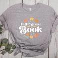 Fall For A Great Book Reading Librarian Autumn Teacher Women's Heather T-Shirt Athletic Heather Fall For A Great Book Reading Librarian Autumn Teacher Women's Heather T-Shirt Athletic Heather