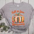 Fall In Love With Learning Book Lover Autumn Pumpkin Teacher Women's Heather T-Shirt Athletic Heather Fall In Love With Learning Book Lover Autumn Pumpkin Teacher Women's Heather T-Shirt Athletic Heather
