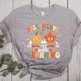 Fall In Love With Learning Shirt Autumn Thanksgiving Teacher Women's Heather T-Shirt Athletic Heather