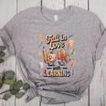 Fall In Love With Learning Teacher Autumn School Women's Heather T-Shirt Athletic Heather Fall In Love With Learning Teacher Autumn School Women's Heather T-Shirt Athletic Heather