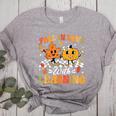 Fall In Love With Learning Fall Teacher Thanksgiving Retro Women's Heather T-Shirt Athletic Heather
