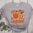 Fall In Love With Learning Thanksgiving Teacher Student Kids Women's Heather T-Shirt Athletic Heather