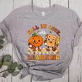 Fall In Love With Reading Book Autumn Pumpkins And Teachers Women's Heather T-Shirt Athletic Heather Fall In Love With Reading Book Autumn Pumpkins And Teachers Women's Heather T-Shirt Athletic Heather