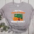 Are You Fall O Ween Directions Halloween Teacher Retro Women's Heather T-Shirt Athletic Heather Are You Fall O Ween Directions Halloween Teacher Retro Women's Heather T-Shirt Athletic Heather