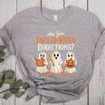 Are You Fall O Ween DirectionsRetro Teacher Halloween Ghost Women's Heather T-Shirt Athletic Heather Are You Fall O Ween DirectionsRetro Teacher Halloween Ghost Women's Heather T-Shirt Athletic Heather