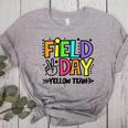 Field Day Yellow Team For Teacher Kids Field Day Games Women's Heather T-Shirt Athletic Heather