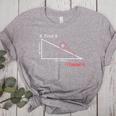 Find X Math Teacher Graphic Sarcastic Novelty Dad Joke Women's Heather T-Shirt Athletic Heather