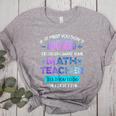 If At First You Don't Succeed Try Doing Your Math Teacher Women's Heather T-Shirt Athletic Heather