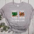 First Teach Then Thanksgiving I'm Earning A Break Teacher Women's Heather T-Shirt Athletic Heather