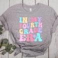 In My Fourth Grade Era Girl Back To School 4th Grade Teacher Women's Heather T-Shirt Athletic Heather