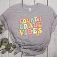 Fourth Grade Vibes Hello Team 4th Grade Teacher Kids Retro Women's Heather T-Shirt Athletic Heather Fourth Grade Vibes Hello Team 4th Grade Teacher Kids Retro Women's Heather T-Shirt Athletic Heather