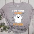 French Teacher Halloween French Class School Women's Heather T-Shirt Athletic Heather