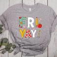 Fri Yay Teacher Happy Friday Friyay Weekend Back To School Women's Heather T-Shirt Athletic Heather Fri Yay Teacher Happy Friday Friyay Weekend Back To School Women's Heather T-Shirt Athletic Heather