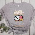 Front Office Teacher Admin Meaning School Secretary Women's Heather T-Shirt Athletic Heather