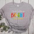 Your Future Is Bright Kindergarten Teacher Life Men Women Women's Heather T-Shirt Athletic Heather Your Future Is Bright Kindergarten Teacher Life Men Women Women's Heather T-Shirt Athletic Heather