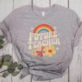 Future Teacher Kids Youth Girls Rainbow Pre-k Kindergarten Women's Heather T-Shirt Athletic Heather Future Teacher Kids Youth Girls Rainbow Pre-k Kindergarten Women's Heather T-Shirt Athletic Heather