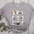 Ghosts With Books Library Halloween Men Women Kids Teacher Women's Heather T-Shirt Athletic Heather