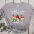 Gnome It's Fine I'm Fine Everything Is Fine Teacher Xmas Women's Heather T-Shirt Athletic Heather Gnome It's Fine I'm Fine Everything Is Fine Teacher Xmas Women's Heather T-Shirt Athletic Heather
