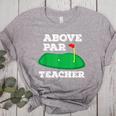 Golf Pun Above Par Teacher School Golfing Men & Women Women's Heather T-Shirt Athletic Heather Golf Pun Above Par Teacher School Golfing Men & Women Women's Heather T-Shirt Athletic Heather