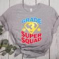 Grade 3 Super Squad Superhero Teacher Team Men Women Girls Kids Women's Heather T-Shirt Athletic Heather Grade 3 Super Squad Superhero Teacher Team Men Women Girls Kids Women's Heather T-Shirt Athletic Heather