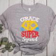 Grade K Super Squad Superhero Kindergarten Teacher Team Women's Heather T-Shirt Athletic Heather Grade K Super Squad Superhero Kindergarten Teacher Team Women's Heather T-Shirt Athletic Heather