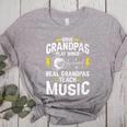 Some Grandpas Play Bingo Real Grandpas Teach Music Teacher Women's Heather T-Shirt Athletic Heather