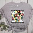 Groovy ABA RBT Therapist In My Behavior Analyst Era Teacher Women's Heather T-Shirt Athletic Heather