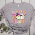 Groovy Kindergarten Boo Crew Kinder Halloween Teacher Kids Women's Heather T-Shirt Athletic Heather Groovy Kindergarten Boo Crew Kinder Halloween Teacher Kids Women's Heather T-Shirt Athletic Heather