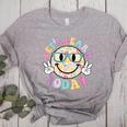 Groovy Retro Lets Learn Today Teacher Student Back To School Women's Heather T-Shirt Athletic Heather Groovy Retro Lets Learn Today Teacher Student Back To School Women's Heather T-Shirt Athletic Heather