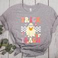 Groovy Teacher Halloween Retro Trick Or Teach Floral Ghost Women's Heather T-Shirt Athletic Heather Groovy Teacher Halloween Retro Trick Or Teach Floral Ghost Women's Heather T-Shirt Athletic Heather