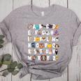 Halloween Alphabet ABCs Learning Kindergarten Teacher Men Women Kids Women's Heather T-Shirt Athletic Heather