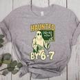 Halloween Costume Haunted By 67 Ghost Math Teacher Professor Women's Heather T-Shirt Athletic Heather Halloween Costume Haunted By 67 Ghost Math Teacher Professor Women's Heather T-Shirt Athletic Heather