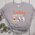 Halloween Ghost Teachers Teaching My Boos Costume Women Men Women's Heather T-Shirt Athletic Heather Halloween Ghost Teachers Teaching My Boos Costume Women Men Women's Heather T-Shirt Athletic Heather