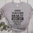 Halloween Gym Teacher Prisoner Costume Women's Heather T-Shirt Athletic Heather Halloween Gym Teacher Prisoner Costume Women's Heather T-Shirt Athletic Heather
