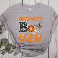 Halloween Kindergarten Boo Crew Kinder Teacher Student Women's Heather T-Shirt Athletic Heather Halloween Kindergarten Boo Crew Kinder Teacher Student Women's Heather T-Shirt Athletic Heather