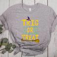 Halloween Math Teacher Trig Or Treat Student School College Women's Heather T-Shirt Athletic Heather Halloween Math Teacher Trig Or Treat Student School College Women's Heather T-Shirt Athletic Heather