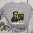 Halloween Monster Math Pun Teacher Humor Women's Heather T-Shirt Athletic Heather