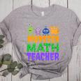 Halloween Monster Math Teacher Men Women Women's Heather T-Shirt Athletic Heather Halloween Monster Math Teacher Men Women Women's Heather T-Shirt Athletic Heather