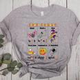 Halloween Reading Spooky Syllables Teacher Vintage Women's Heather T-Shirt Athletic Heather Halloween Reading Spooky Syllables Teacher Vintage Women's Heather T-Shirt Athletic Heather