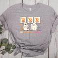 Halloween Science Teacher Boo Ghost The Element Of Surprise Women's Heather T-Shirt Athletic Heather Halloween Science Teacher Boo Ghost The Element Of Surprise Women's Heather T-Shirt Athletic Heather