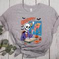 Halloween Skeleton Geography Teacher Pumpkin Bats Classroom Women's Heather T-Shirt Athletic Heather Halloween Skeleton Geography Teacher Pumpkin Bats Classroom Women's Heather T-Shirt Athletic Heather
